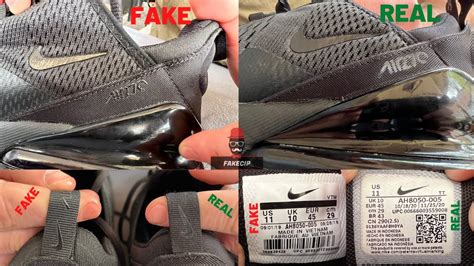 nike 270 fake vs real|nike 270 real vs real.